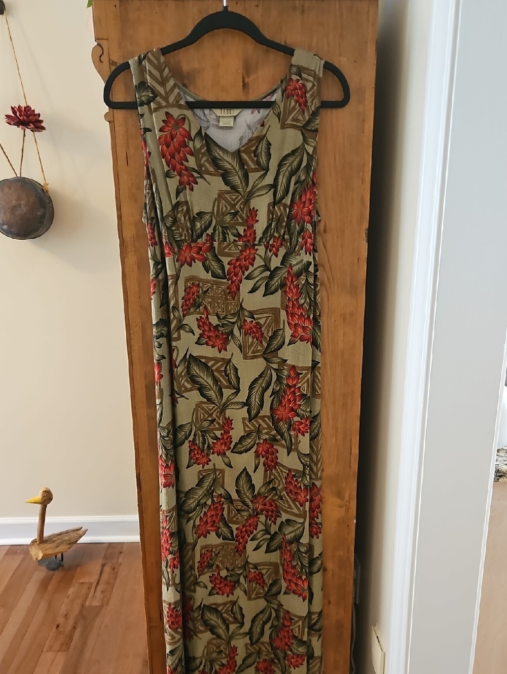 VINTAGE TEDDI MAXI DRESS